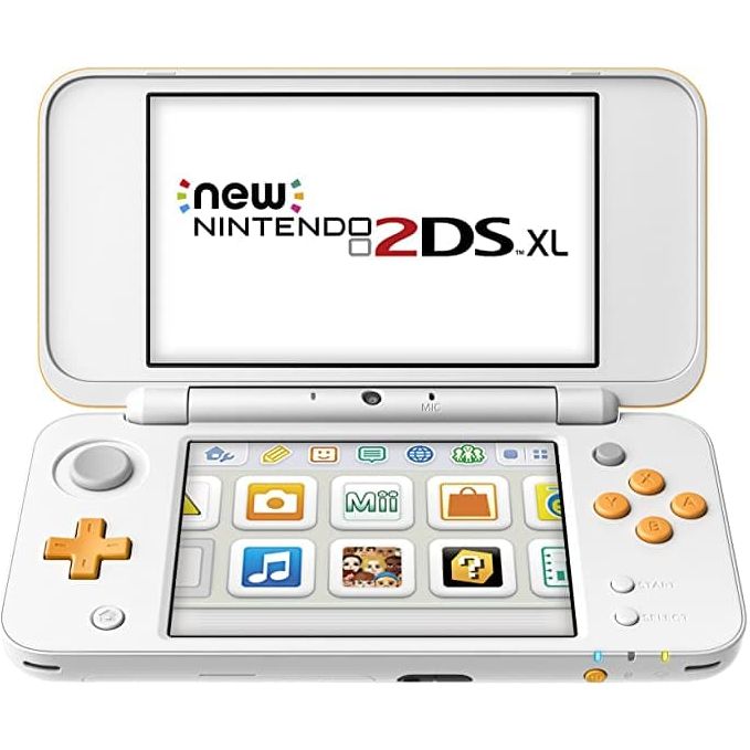 Buy Nintendo,Nintendo New 2DS XL - White + Orange - Gadcet.com | UK | London | Scotland | Wales| Ireland | Near Me | Cheap | Pay In 3 | Video Game Consoles